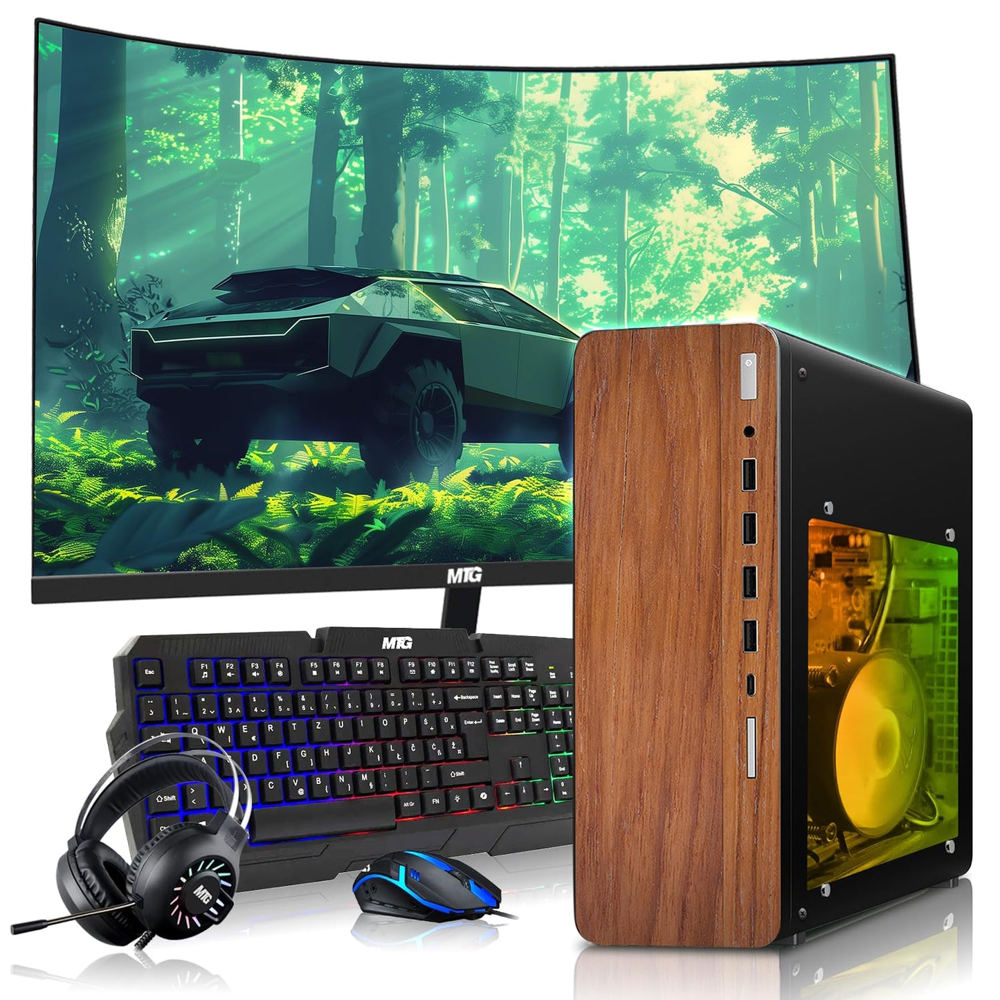 TechMagnet HP Premium Gaming Desktop internal hardware and GT 1030 graphics card