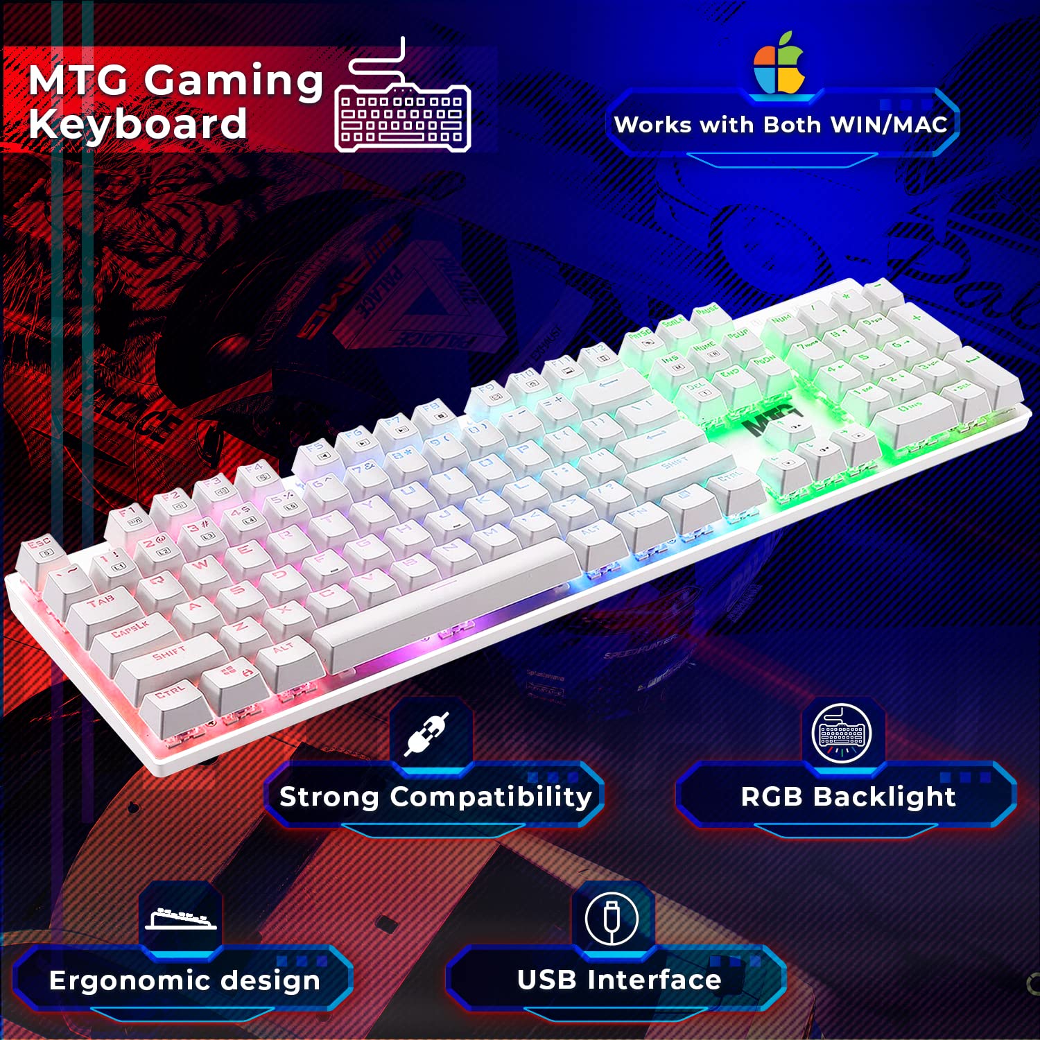 MTG RGB Desk Mat from the 4-in-1 kit