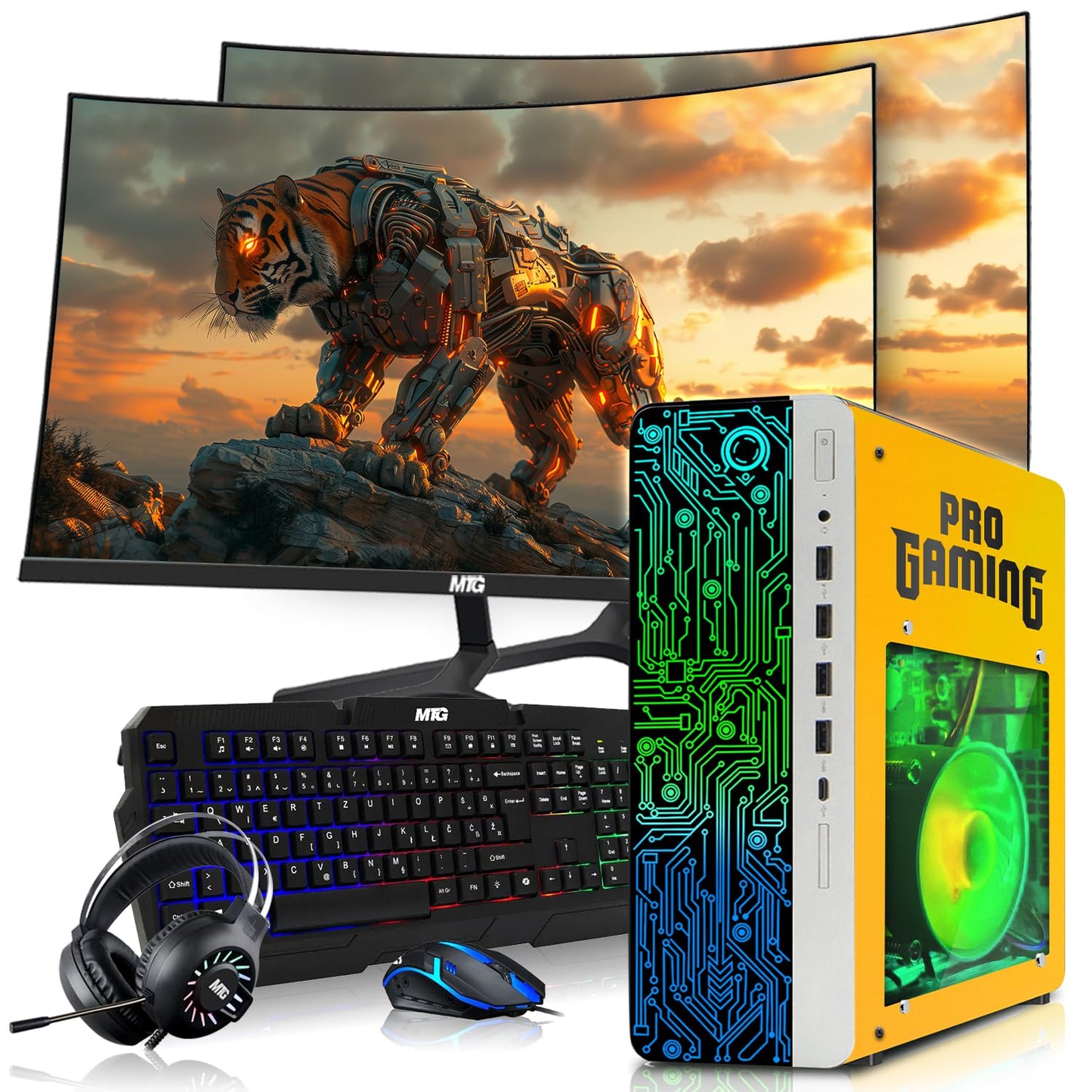 TechMagnet HP G4 Gaming PC - Intel i5, GT 730, 16GB (Win 11 Renewed)