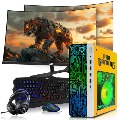 TechMagnet HP G4 Gaming PC - Ryzen 3 Pro, GT 730, 16GB (Win 11 Renewed)