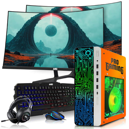TechMagnet HP G4 Gaming PC - Intel i5, GT 730, 16GB (Win 11 Renewed)