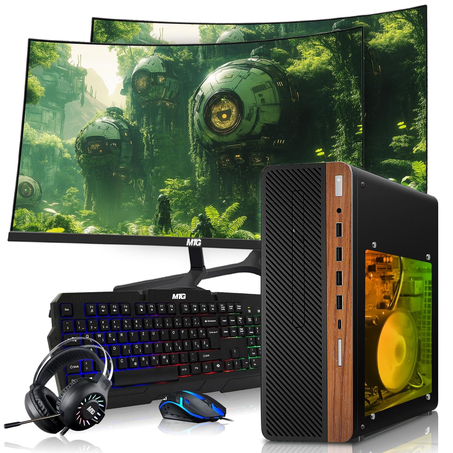 TechMagnet HP Premium Gaming Desktop (GT 1030) complete package contents