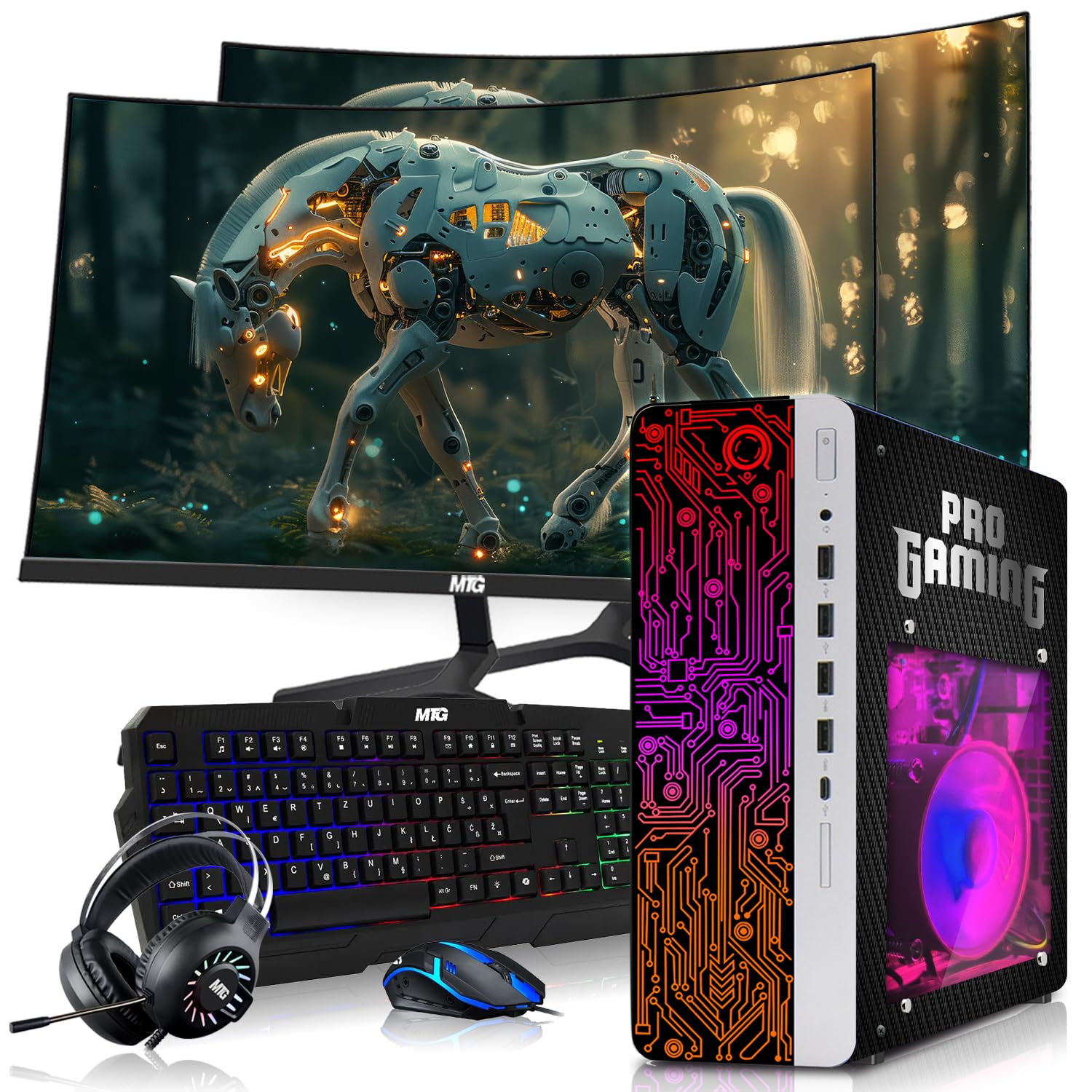 TechMagnet HP G4 Gaming Desktop (Intel i5) top view