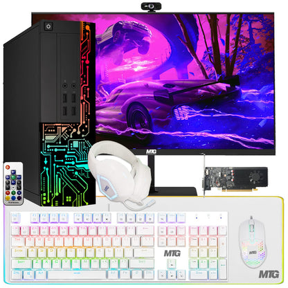 TechMagnet Siwa 6 Gaming PC, Intel Core i3 & i5 6th Gen, 16GB RAM, 4 in 1 Gaming Kit, USB WiFi + BT (Win 11 Renewed)