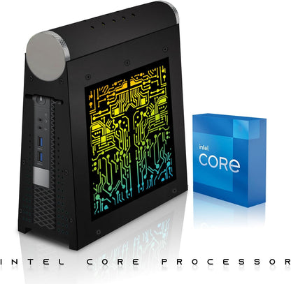 TechMagnet CyberCube Tiny Mini PC tower, alternate view