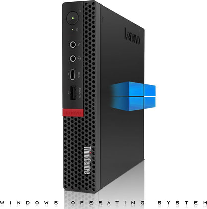Lenovo Tiny M Series Mini Desktop PC rear ports and connectivity view