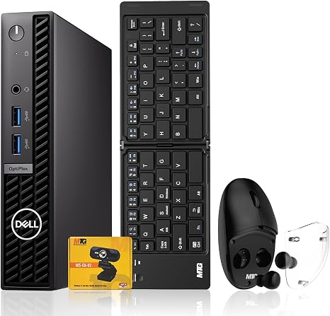 Dell 3060 Tiny Mini Desktop PC tower only, no monitor, front view