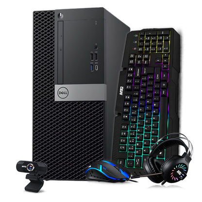 Dell 7060 Gaming PC - Intel Core i7, 16GB RAM, 1TB SSD, RGB Bundle (Win 11 Renewed)