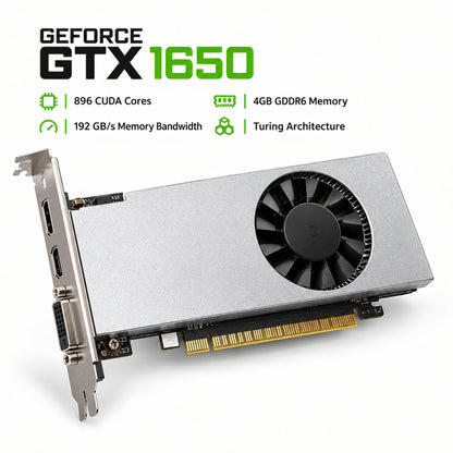 NVIDIA GeForce GTX 1650 graphics card in Dell OptiPlex gaming PC